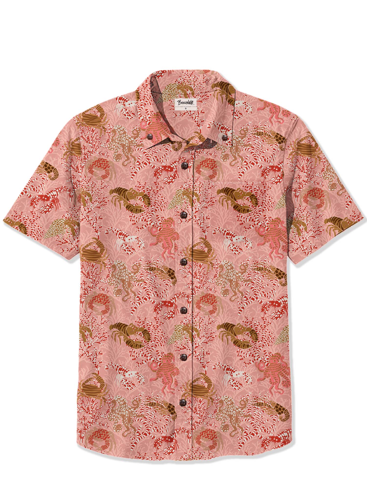 【Annick X Boozelele】Vibrant Coral Reef - 100% Cotton Shirt