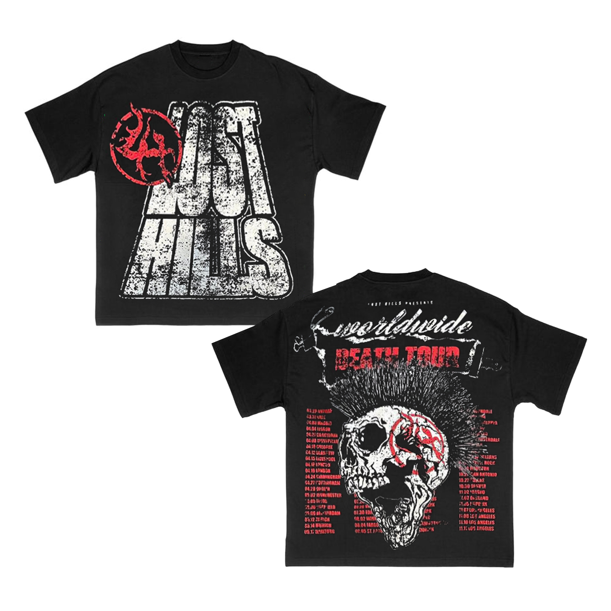Sopula Lost In The Hills X Youngboy Cotton Black T-Shirt - SOPULA