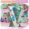 Butterfly Flower V 5D Partial Drill DIY Diamond Painting Kit 30*30cm