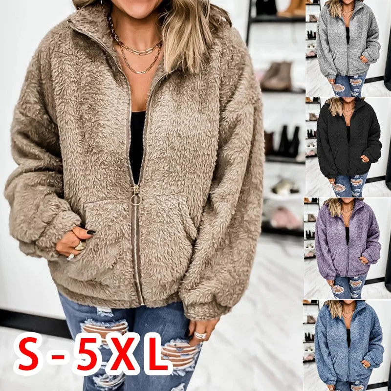 Women's Coat Plush Autumn Cardigan Jacket