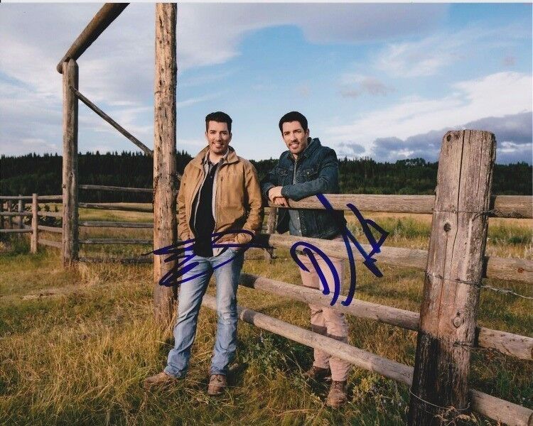 JONATHAN SILVER & DREW SCOTT signed autographed PROPERTY BROTHERS Photo Poster painting