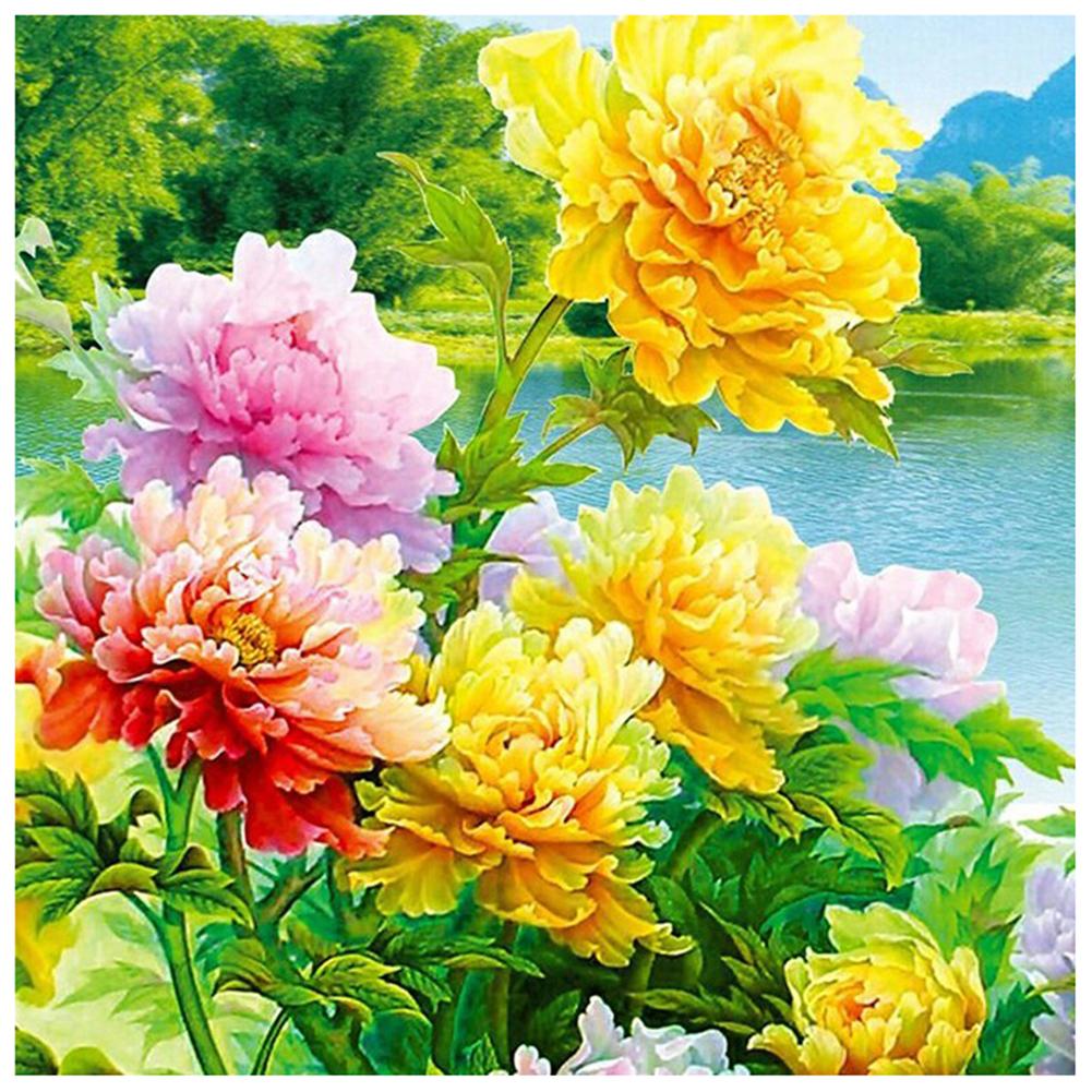 

Flower - Round Drill Diamond Painting - 30*30CM, 501 Original