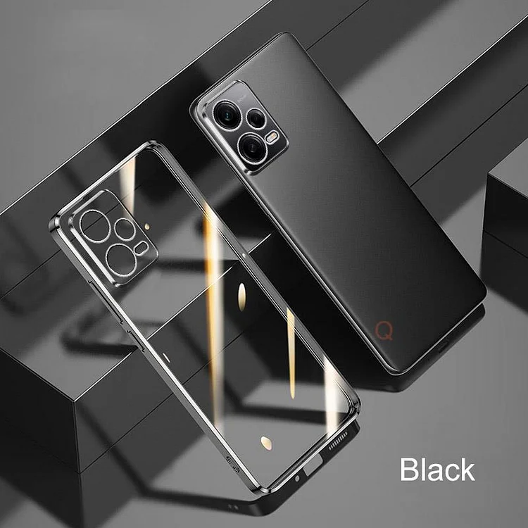 Luxury Plating Bumper Clear Case For Xiaomi Redmi Note 12 Pro Plus 4g 5g Poco X5 X5pro Silicone Transparent Cover Note12 S 12pro