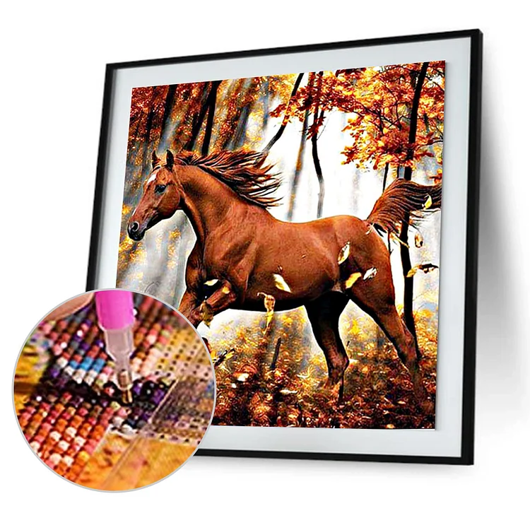30*30cm Horse Diamond Painting