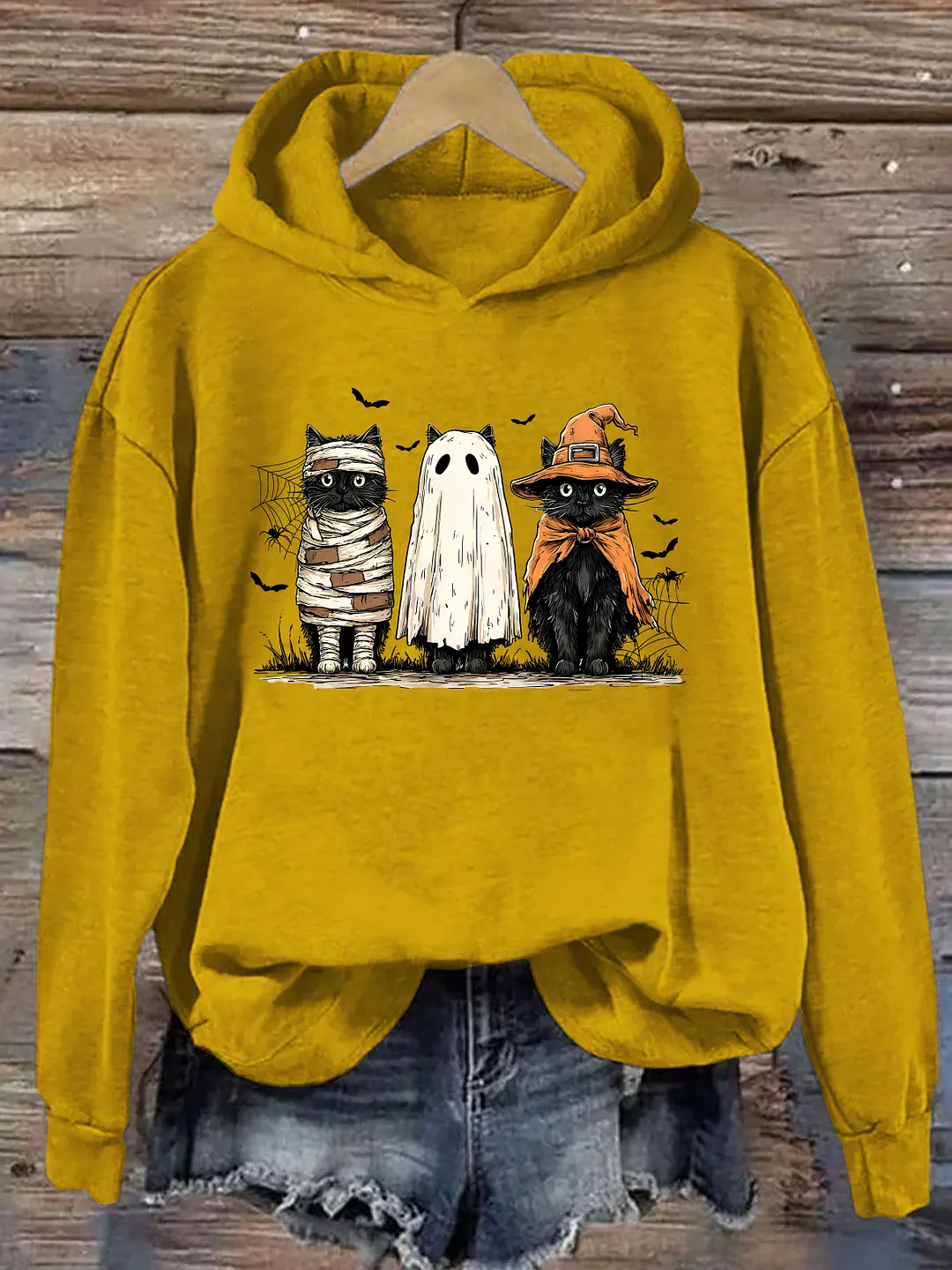 Black Cat Pumpkin Hoodie