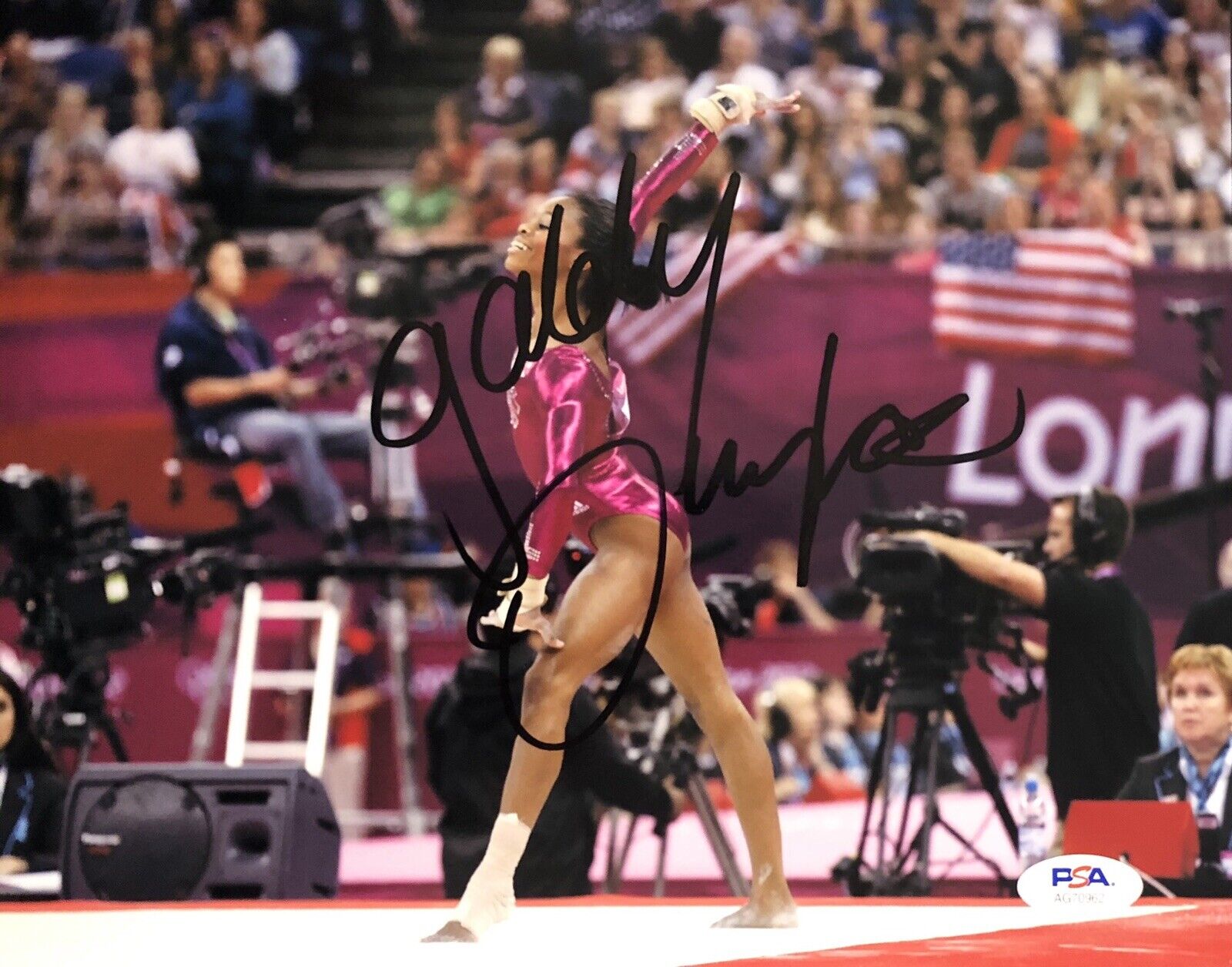 Gabrielle Gabby Douglas Signed Auto Olympic Gold 8x10 Photo Poster painting Gymnastics Psa/Dna