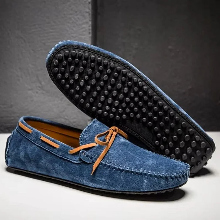 Hankins - Suede Slip On Loafer