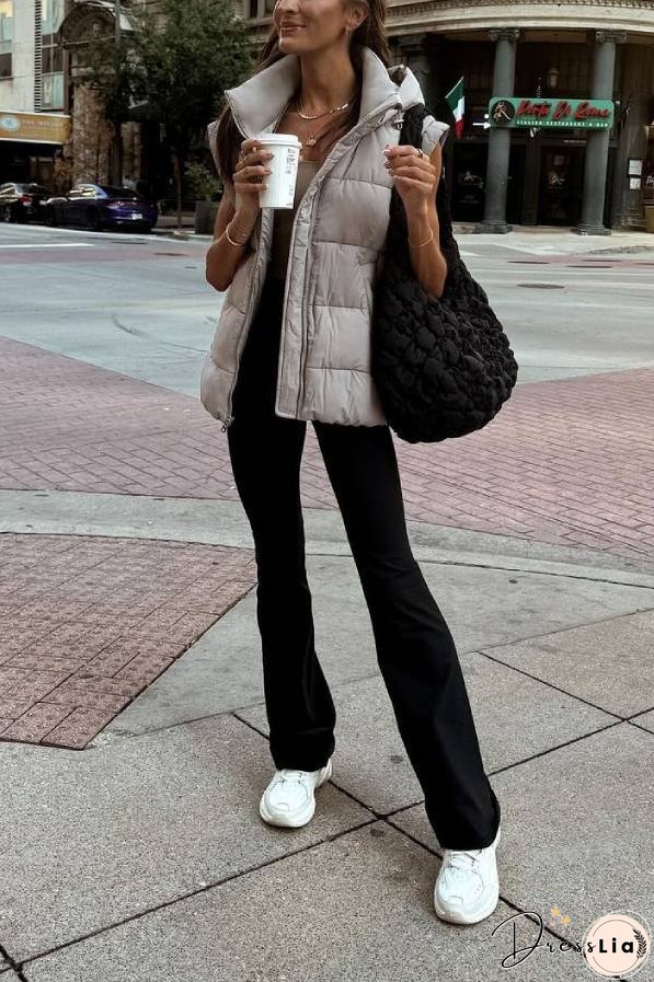 Solid grey casual jacket