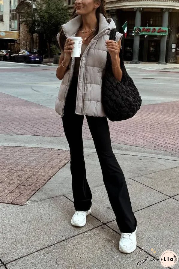 Solid grey casual jacket