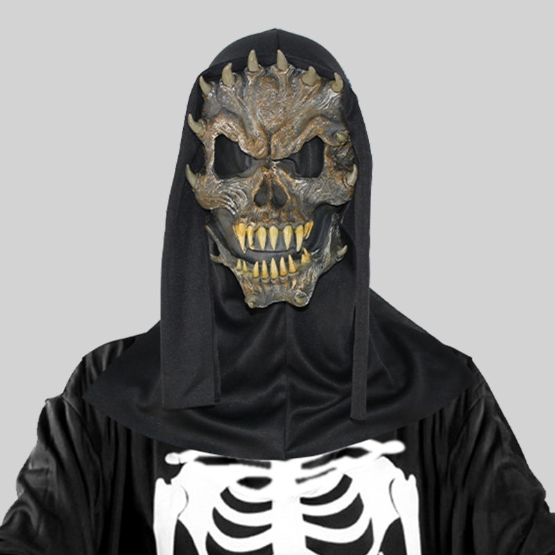 Vintage Style Exaggerated Funny Skull Pvc Halloween Unisex