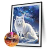 Diamond Painting-DIY Full Round Drill Wolf in the Snow