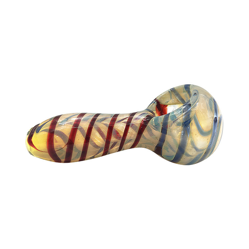 Top Quality Rasta Wrap Fumed Spoon for Smoking People