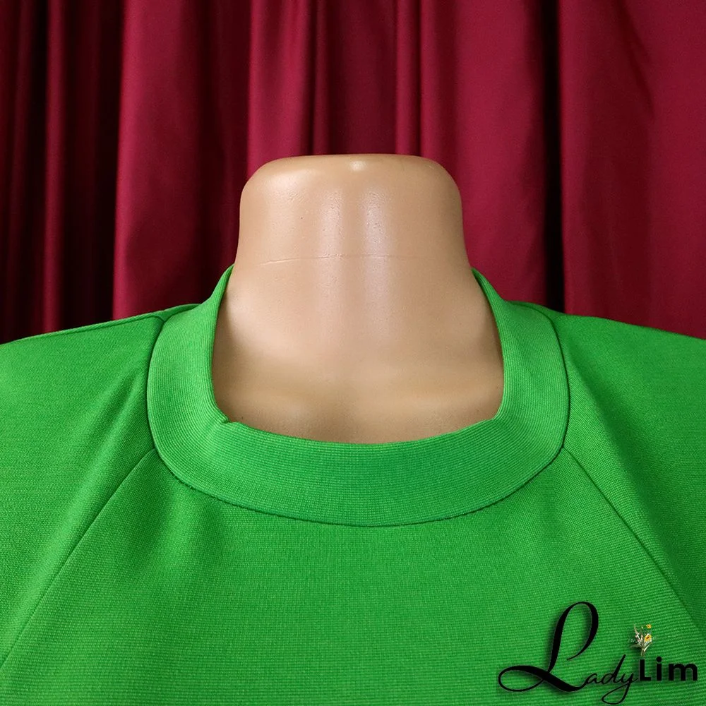 Ladies Africa Summer Elegant Short Sleeve Bodycon Dress