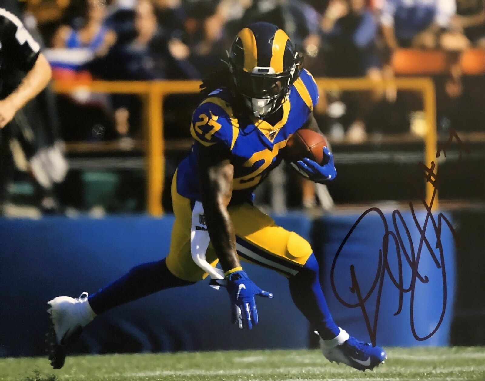 Darrell Henderson Autographed Signed 8x10 Photo Poster painting ( Rams ) REPRINT