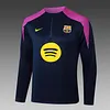 Joyfball 2025/2026 Barcelona Half-Pull Training Suit Football Shirt 1:1 Thai Quality