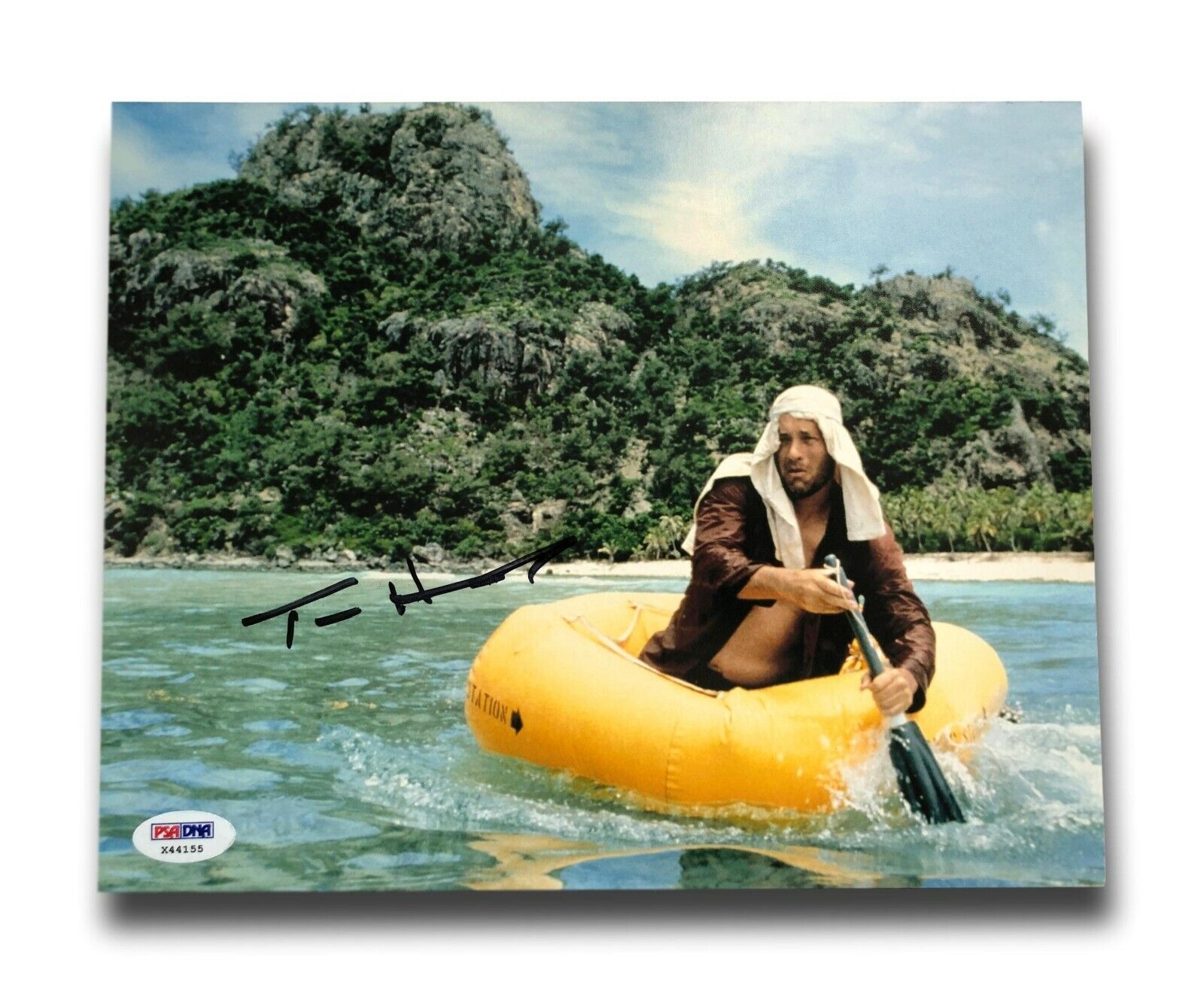 Tom Hanks Hand Signed Castaway 8x10 Photo Poster painting Authentic COA PSA/DNA Autograph Movie