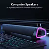 PC Speakers Bluetooth-compatible Stereo Sound Computer Speakers PC Soundbar for Computer Laptop Desktop Tablet Smartphone TV