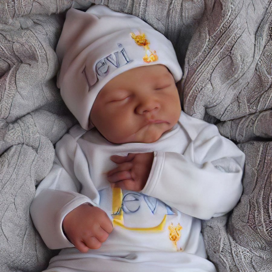 [New Series!] Real Newborn Reborn Baby Boy Realistic 12'' Eyes Closed Reborn Baby Doll Named Eduardo