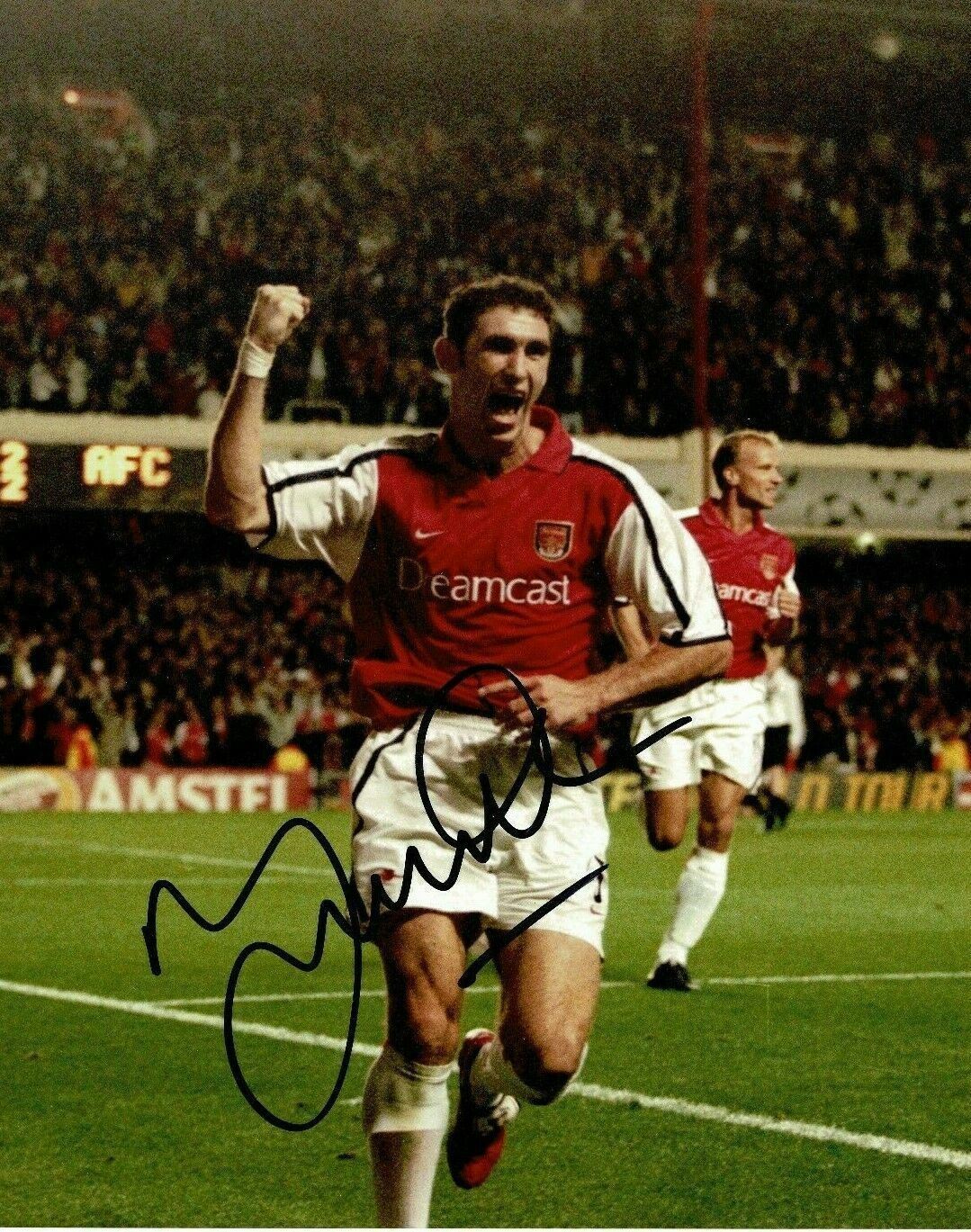 Martin KEOWN 10X8 SIGNED Photo Poster painting Arsenal Legend Genuine AFTAL COA (1143)