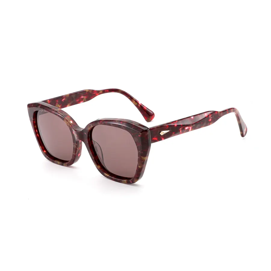 RH-5006S Red Cat Eye Acetate Sunglasses for Women UV400 