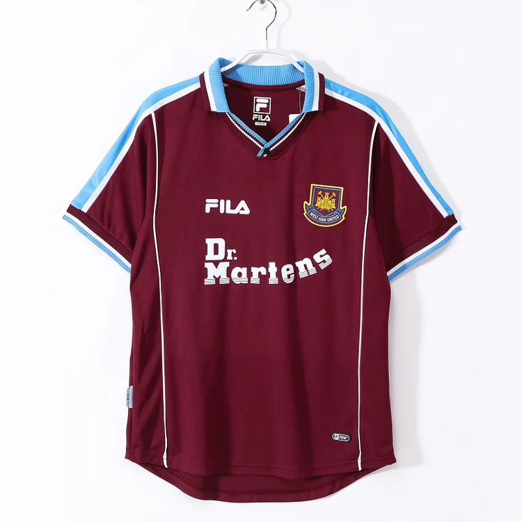 1999/01 West Ham United home retro jersey.