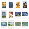 12pcs Famous Painting 5D DIY Square Drill Diamond Painting Kits for Adults Beginners Home Decor Diamonds Paintings Gem Art 5.91x7.09in