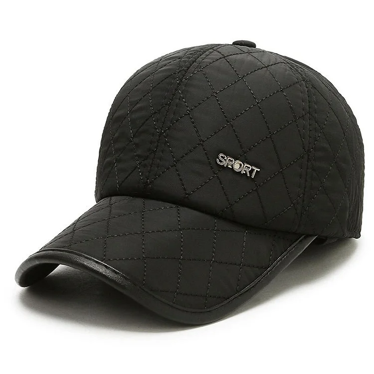 Winter Baseball Cap For Men Man With Earflaps Ear Protection Outdoor Thicken Warm Snapback Do Old Dad Hats Whole A192