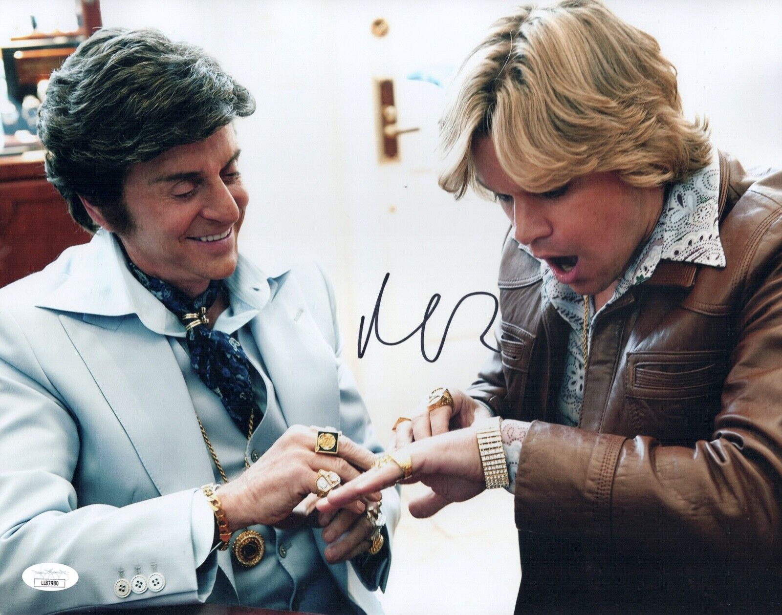 MATT DAMON Signed Behind the Candelabra 11x14 Photo Poster painting Autograph JSA COA Cert