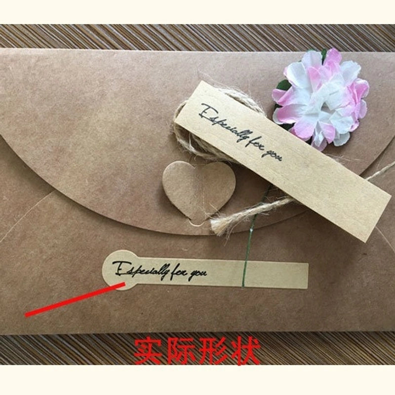 Dried Flower Baking Decoration Retro Handmade Diy Stickers