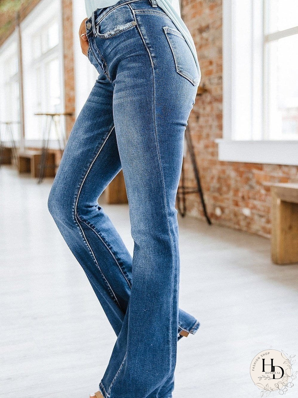 Vintage Inspired Flared Jeans