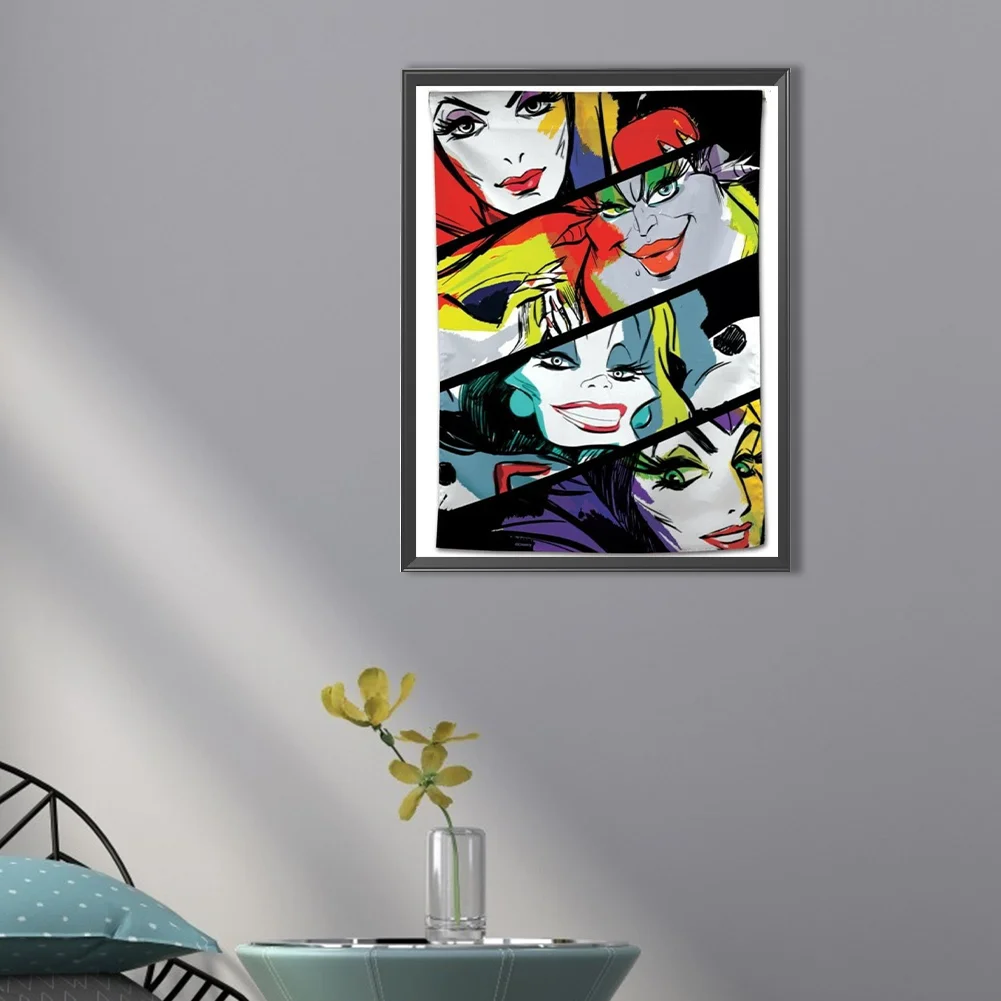 Full Round Diamond Painting 30*40cm - Bad Woman