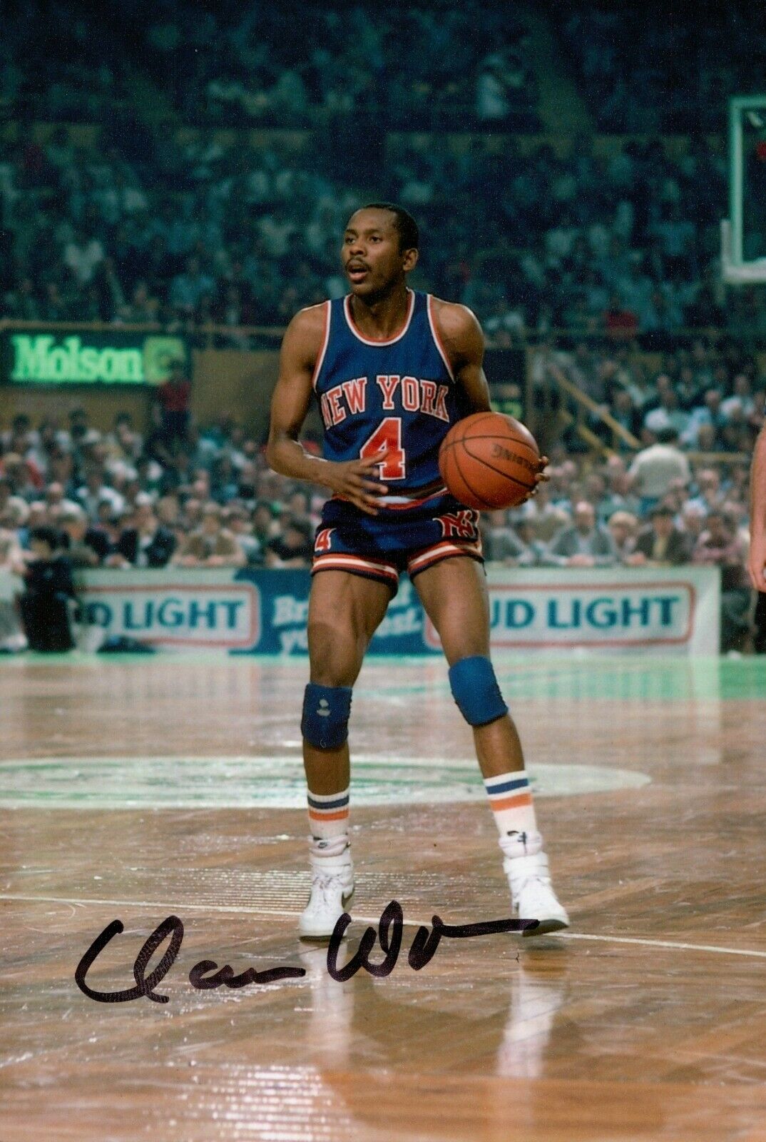 Darrell Walker Signed 6x4 Photo Poster painting NBA New York Knicks Basketball Autograph + COA