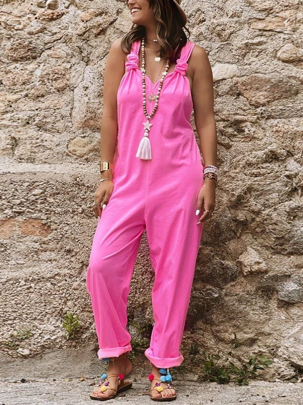 simple daily casual ladies jumpsuit