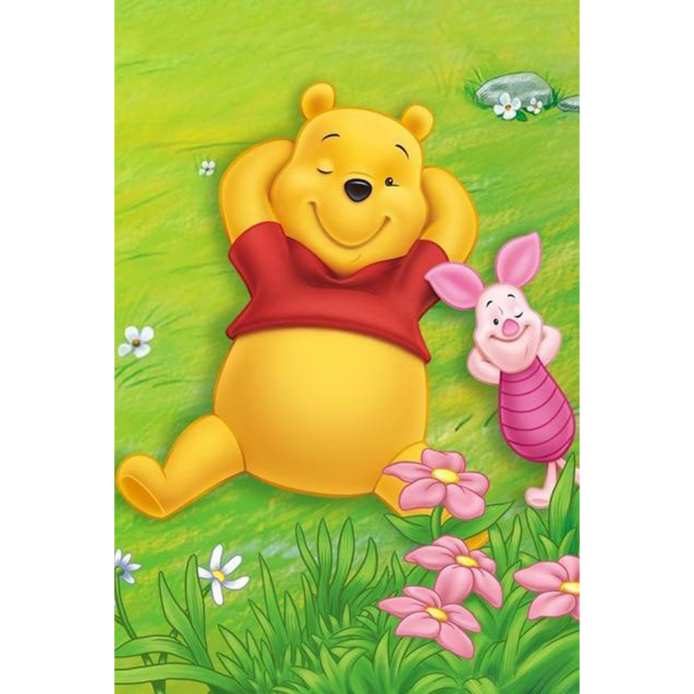 

Cartoon Bear - 11CT Stamped Cross Stitch - 30*45CM, 501 Original