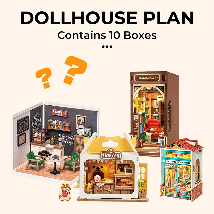 Robotime Subscription Box - Dollhouse Plan | Robotime Australia