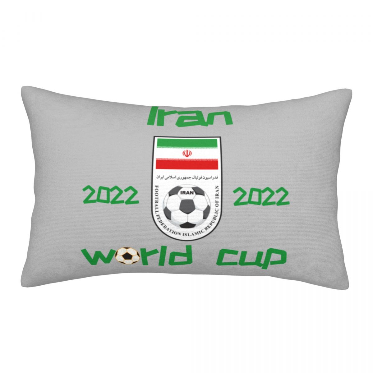Iran 2022 World Cup Team Logo Decorative Pillow Cases