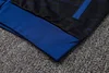 Joyfball 2024/2025 Kids Size Internazionale Milan Long Zipped Jacket Royal Blue Inkjet Soccer Jersey 1:1 Thai Quality 