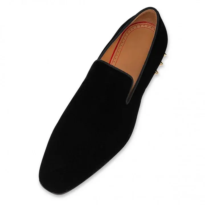 Gentleman's Oxford Shoes Red bottom Classic  Formal Shoes Suede-vocosishoes