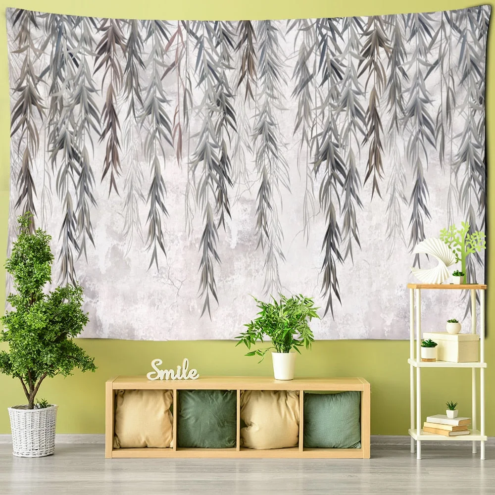 Beautiful Flowers Tapestry Wall Hanging Cloth Tapestries Carpets Dorm Art Decor Polyester Picnic Beach Towel