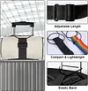 💥 2 packs Multi Use Strong Adjustable Luggage Connector Straps