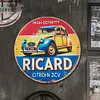 Ricard - Plaques rondes en m&eacute;tal(30*30cm)