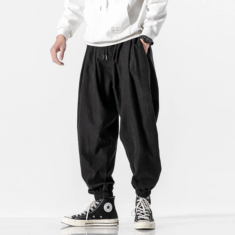 Men 2020 Summer Korean Style Casual Pants Mens Fashion Plus Size 5XL Trousers Male Oversize Harem Pants Men Clothes
