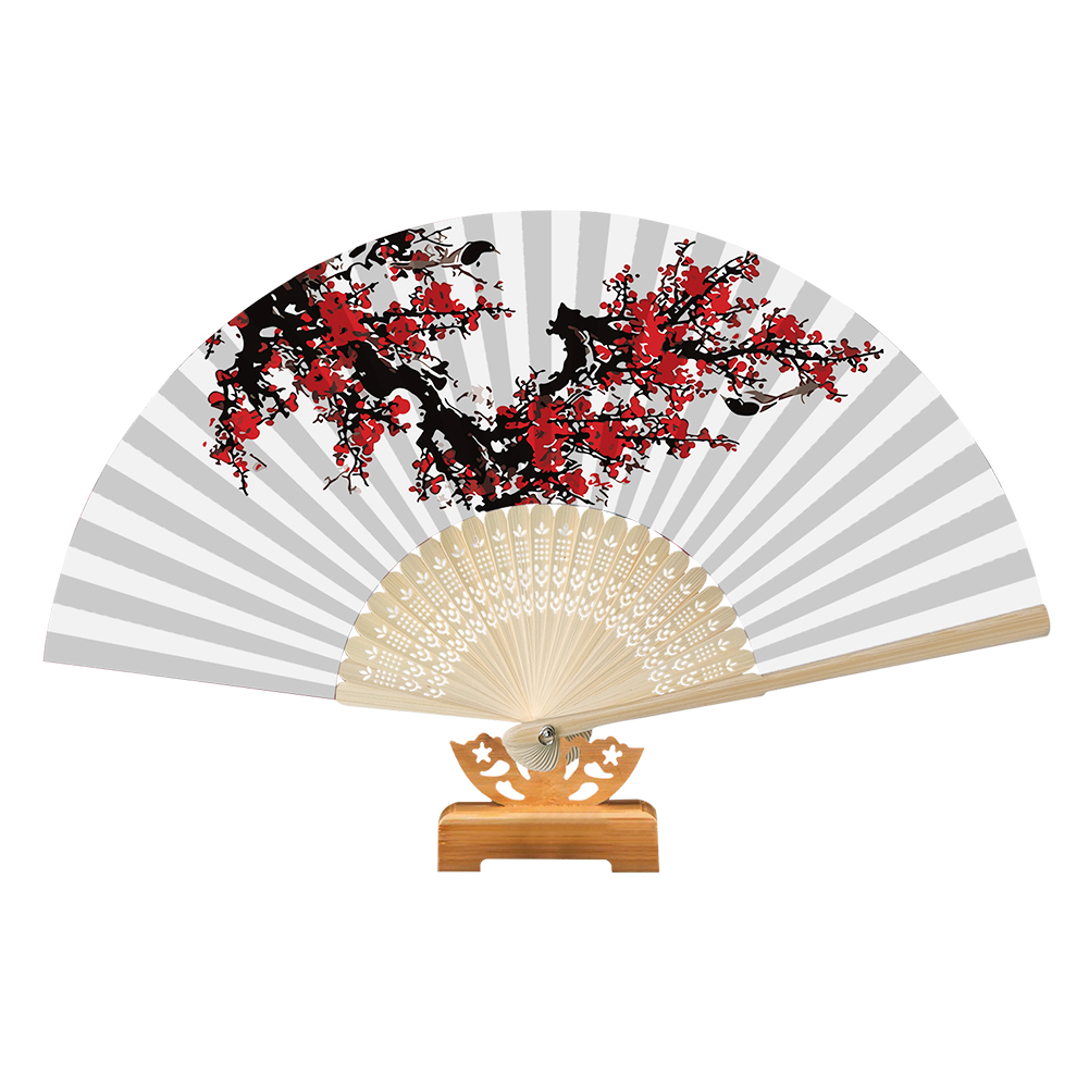 

Plum Blossom - Paint By Numbers - Folding Fan, 501 Original