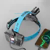 High Power Strong Light Headlamp Outdoor Hiking Construction Site Construction Focusing Waterproof Headlamp