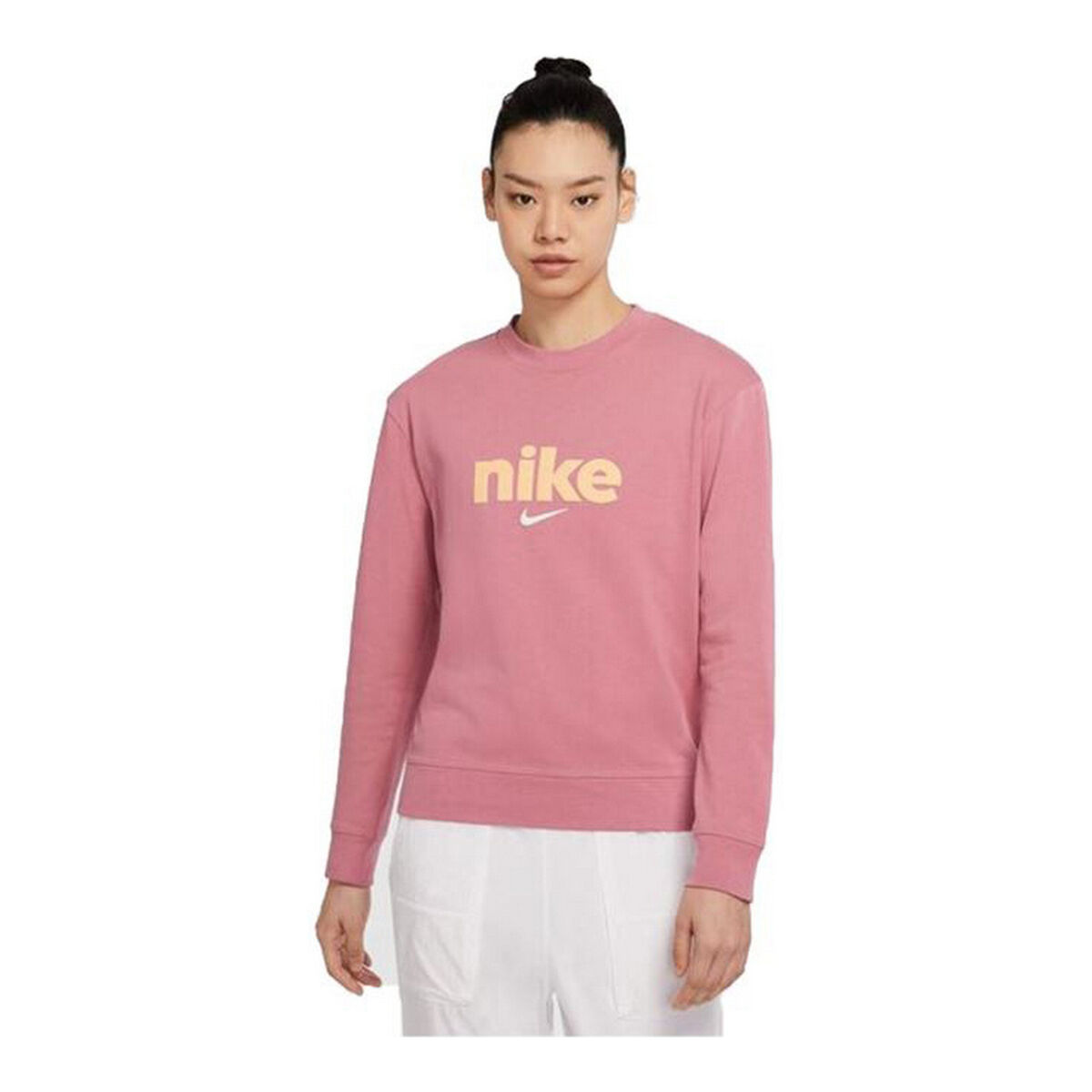 Women's long sleeve T-shirt Nike Crew Pink - sale.kim -  endless selection of finest brands