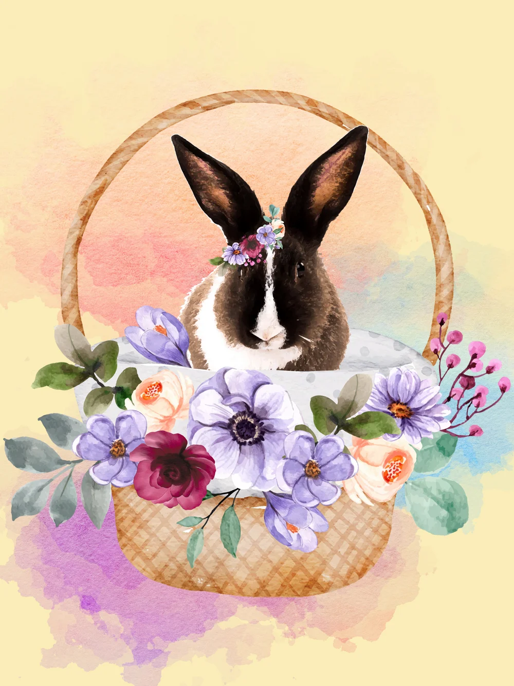 Diamond Painting - Full Round/Square Drill - Rabbit(30*40 - 50*60cm)