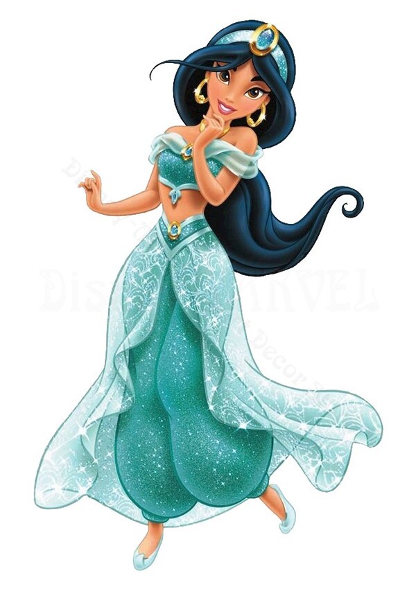 Disney Aladdin Cartoon Character Canvas Painting Disney Princess Jasmine Posters and Prints Wall Art Pictures Home Decoration