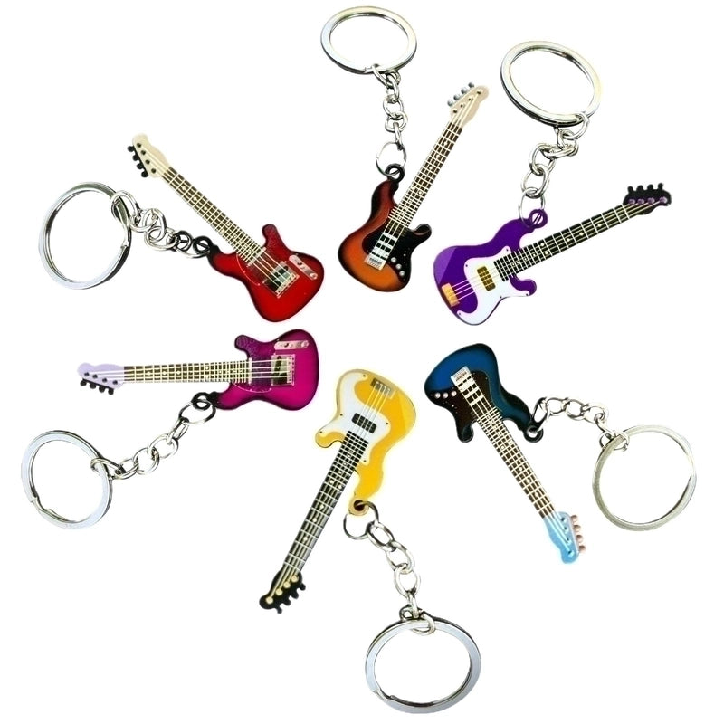 Hip-hop Color Block Stainless Steel Printing Keychain