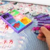 DIY Multifunctional Diamond Painting Drill Tray Tool Set（Mixed Color）
