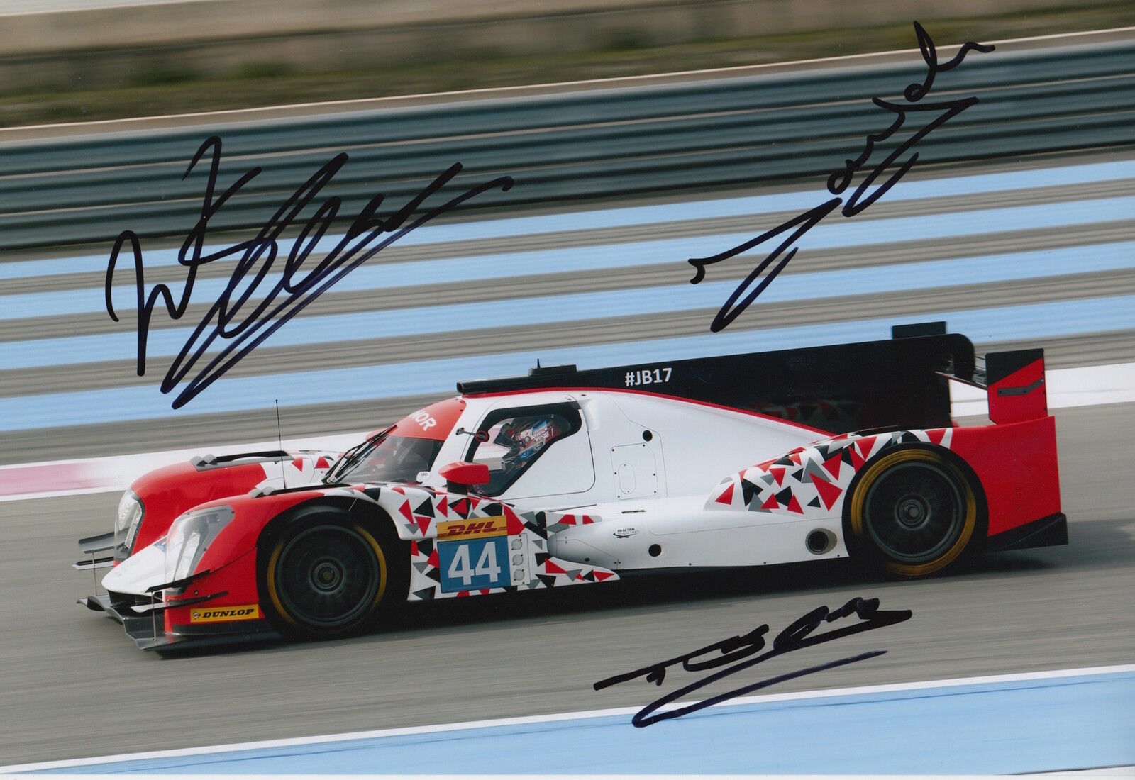 Graves, Stevens, Jakes Hand Signed Manor 12x8 Photo Poster painting 2016 Le Mans WEC 2.